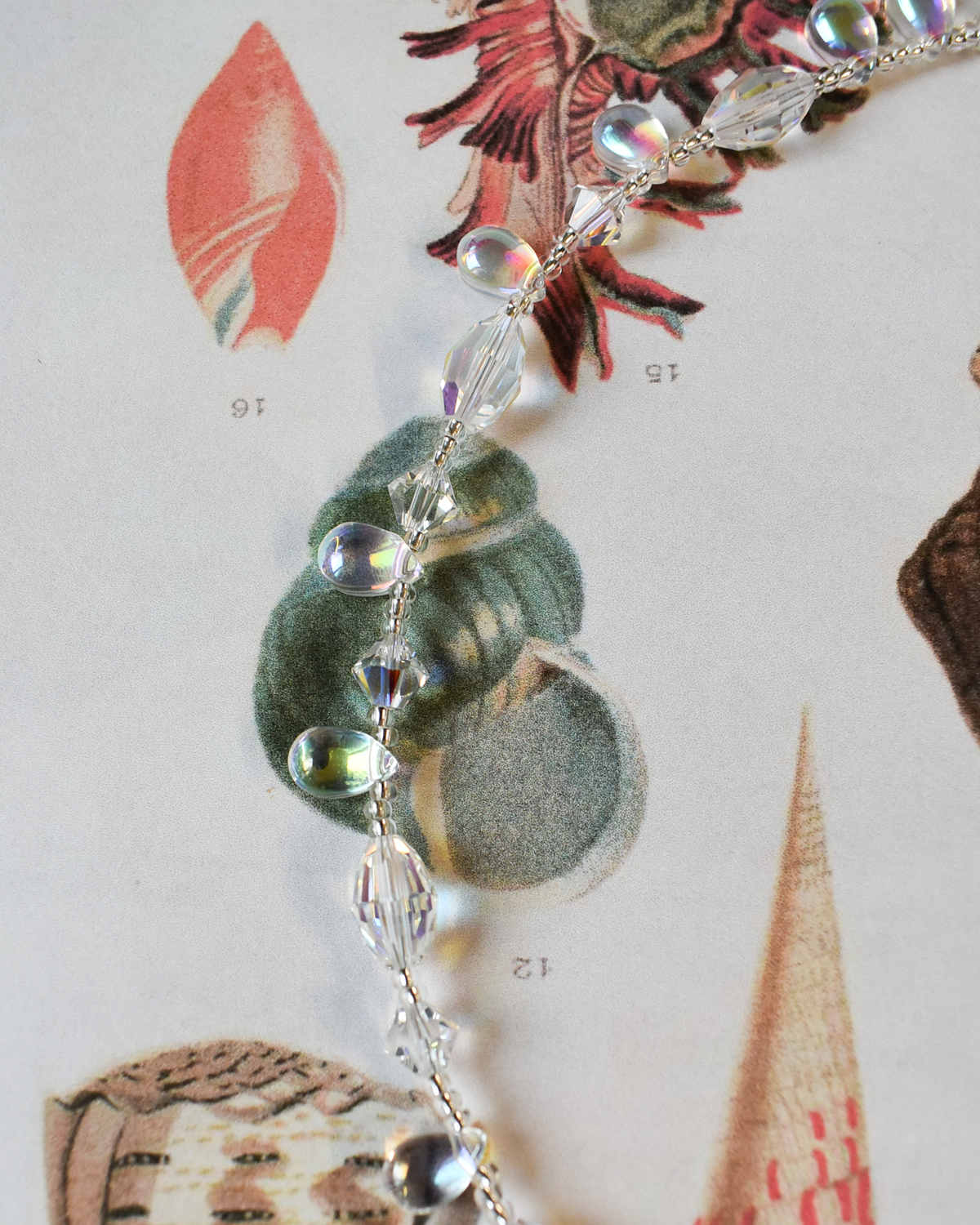 'Luminous Iridescence' Bead Necklace