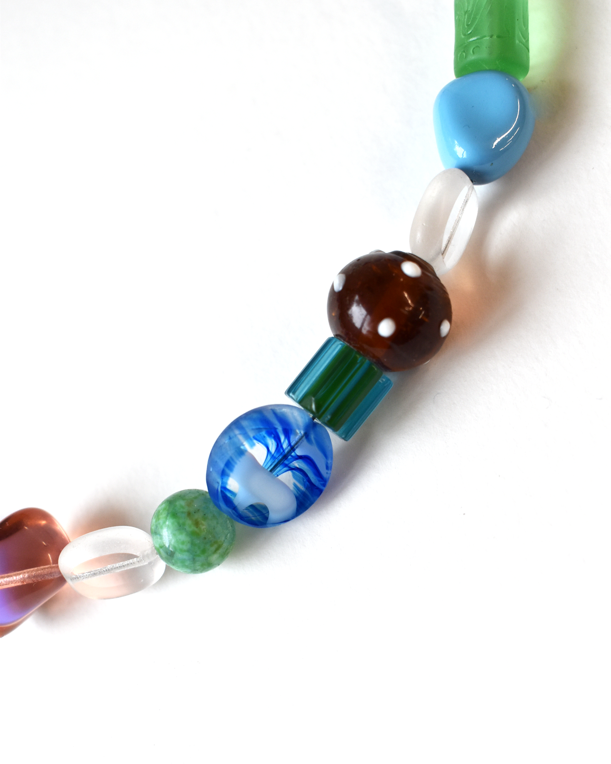 Colourful Glass Beaded Necklace