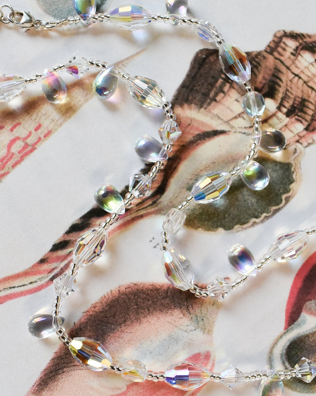 'Luminous Iridescence' Bead Necklace
