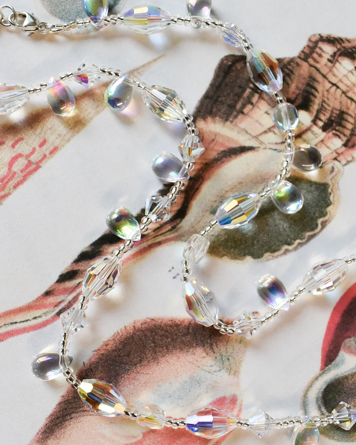 'Luminous Iridescence' Bead Necklace