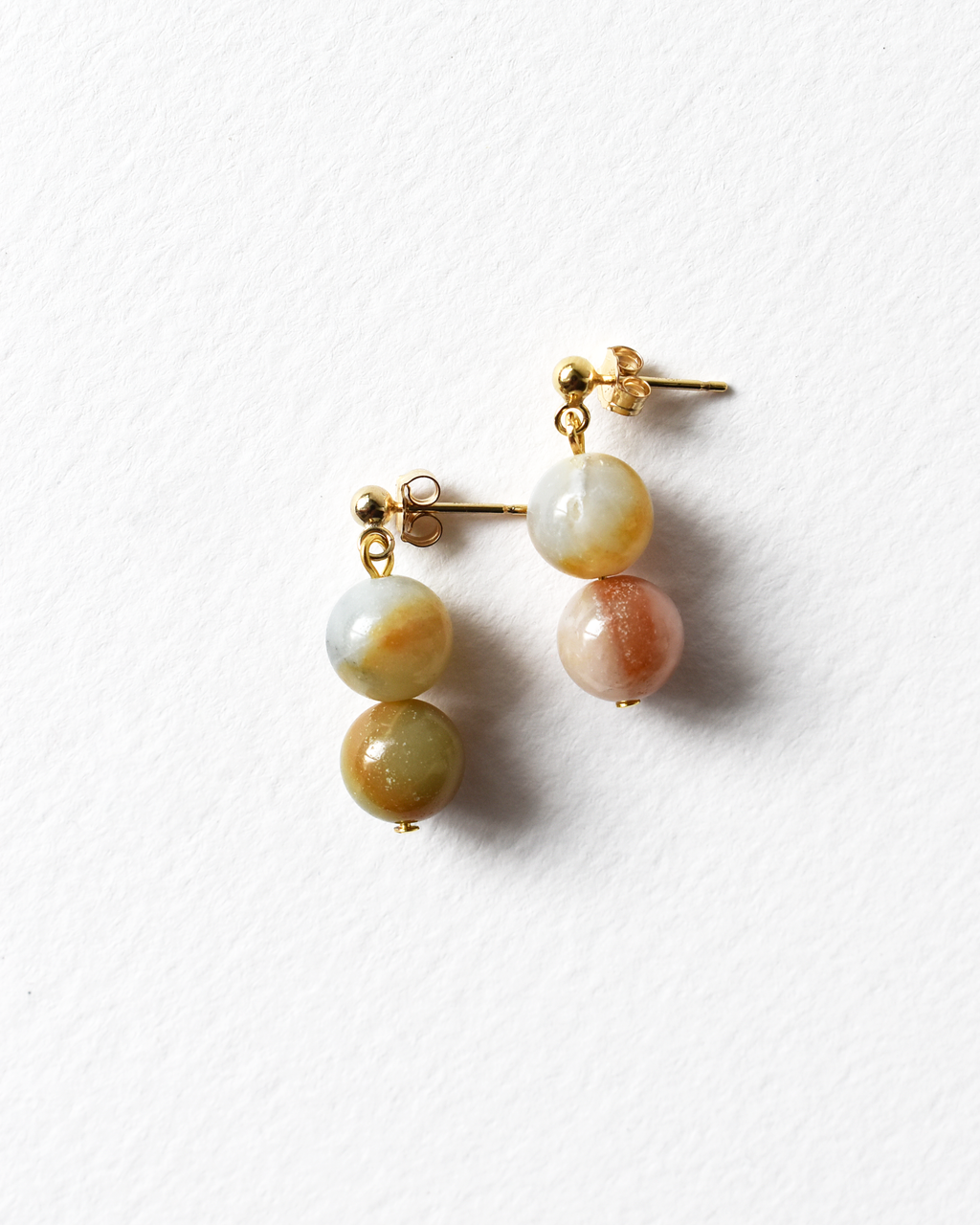 Amazonite Crystal Drop Earrings
