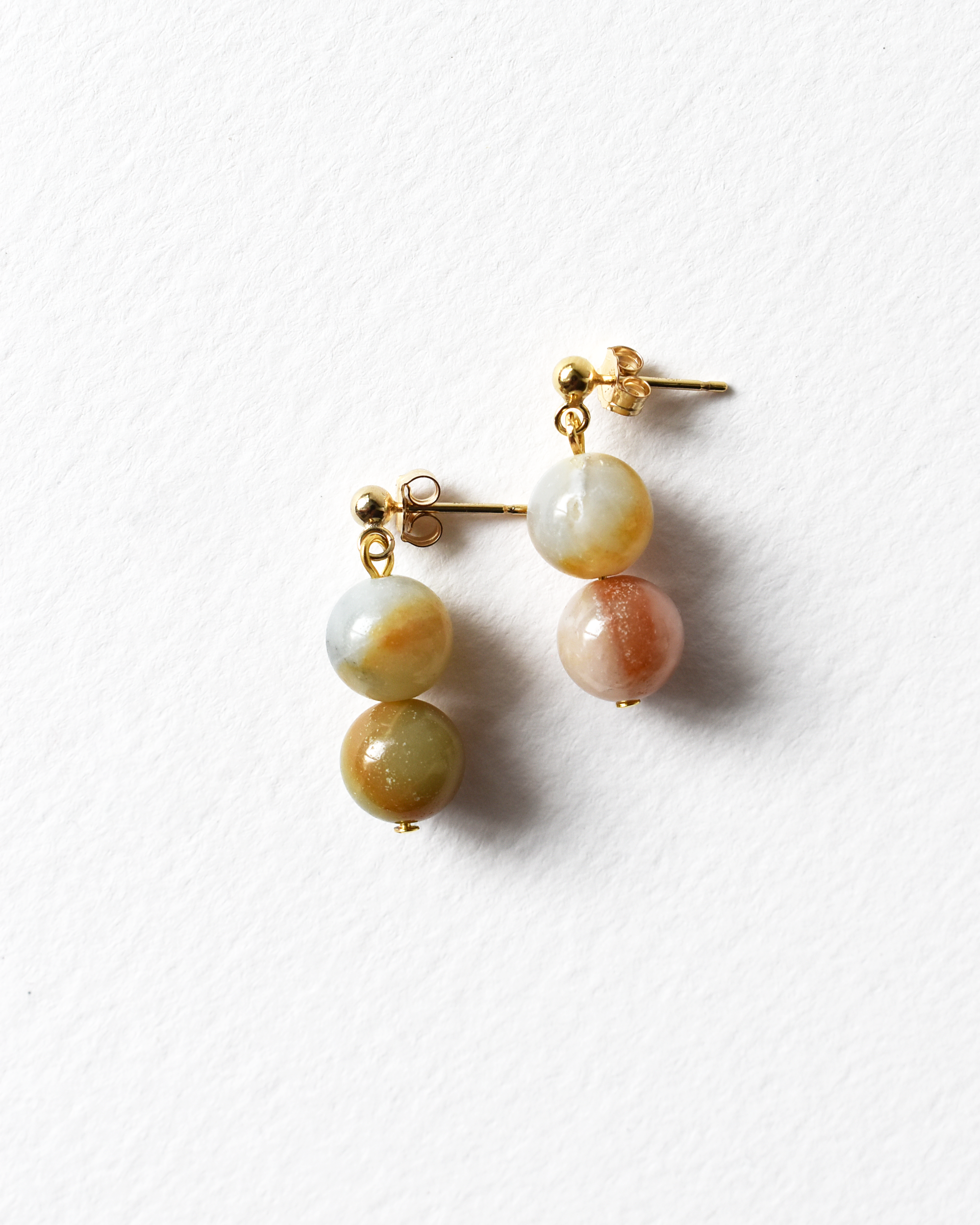 Amazonite Crystal Drop Earrings
