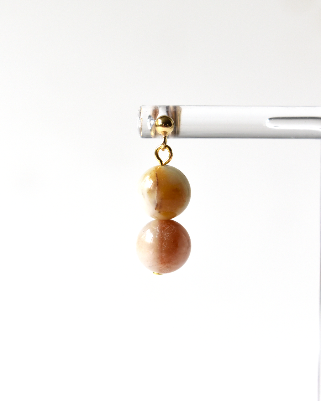 Amazonite Crystal Drop Earrings