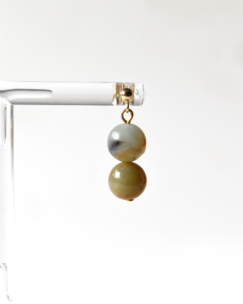 Amazonite Crystal Drop Earrings