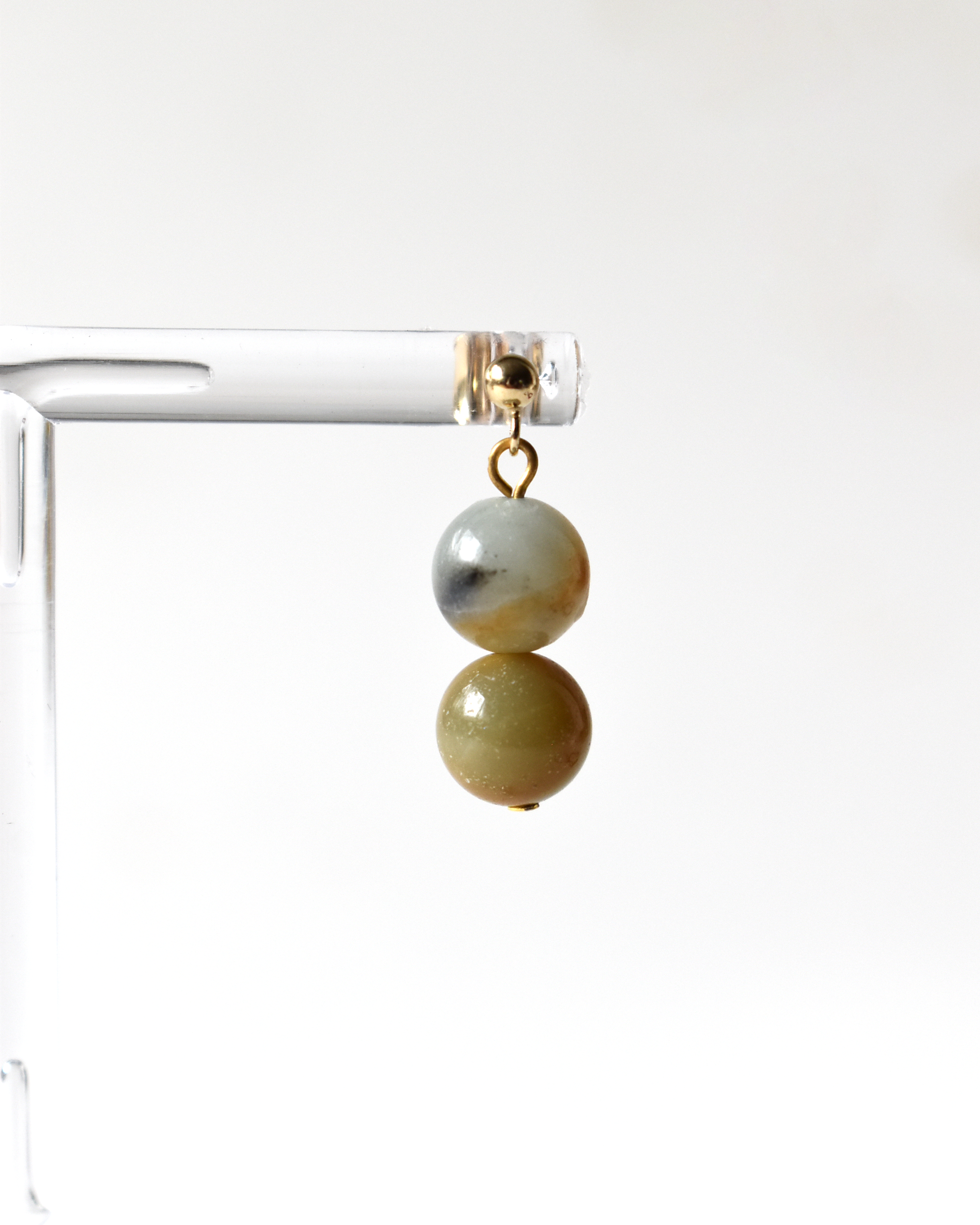 Amazonite Crystal Drop Earrings