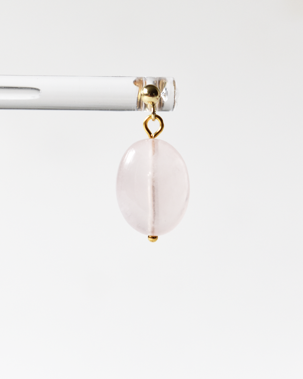 Rose Quartz Drop Earrings