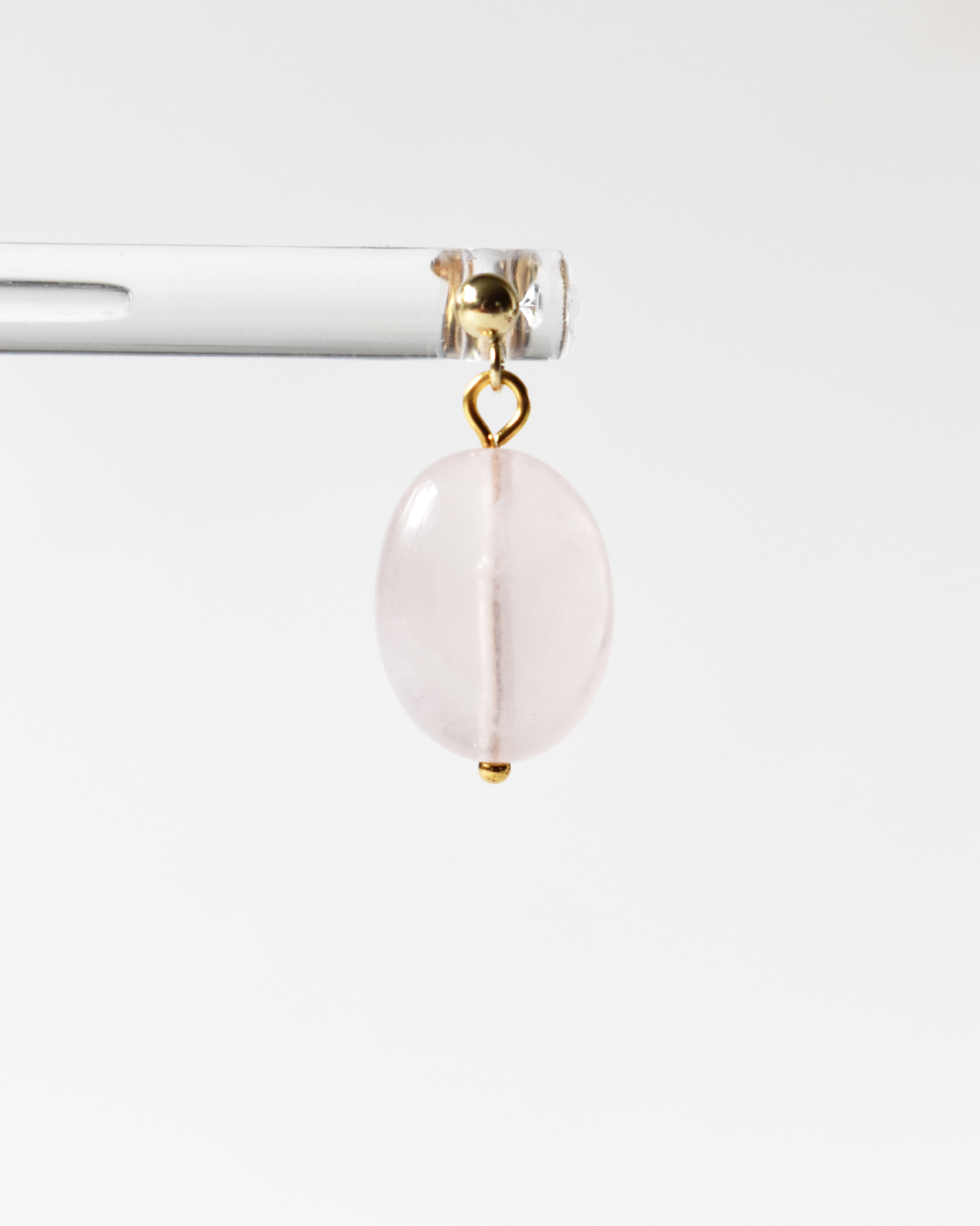 Rose Quartz Drop Earrings