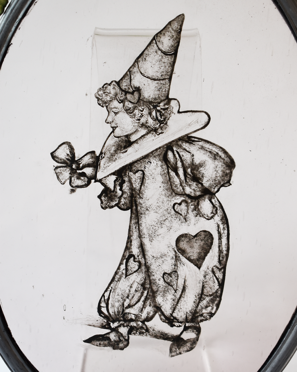 'Funny Valentine' - Stained Glass Hanging Panel