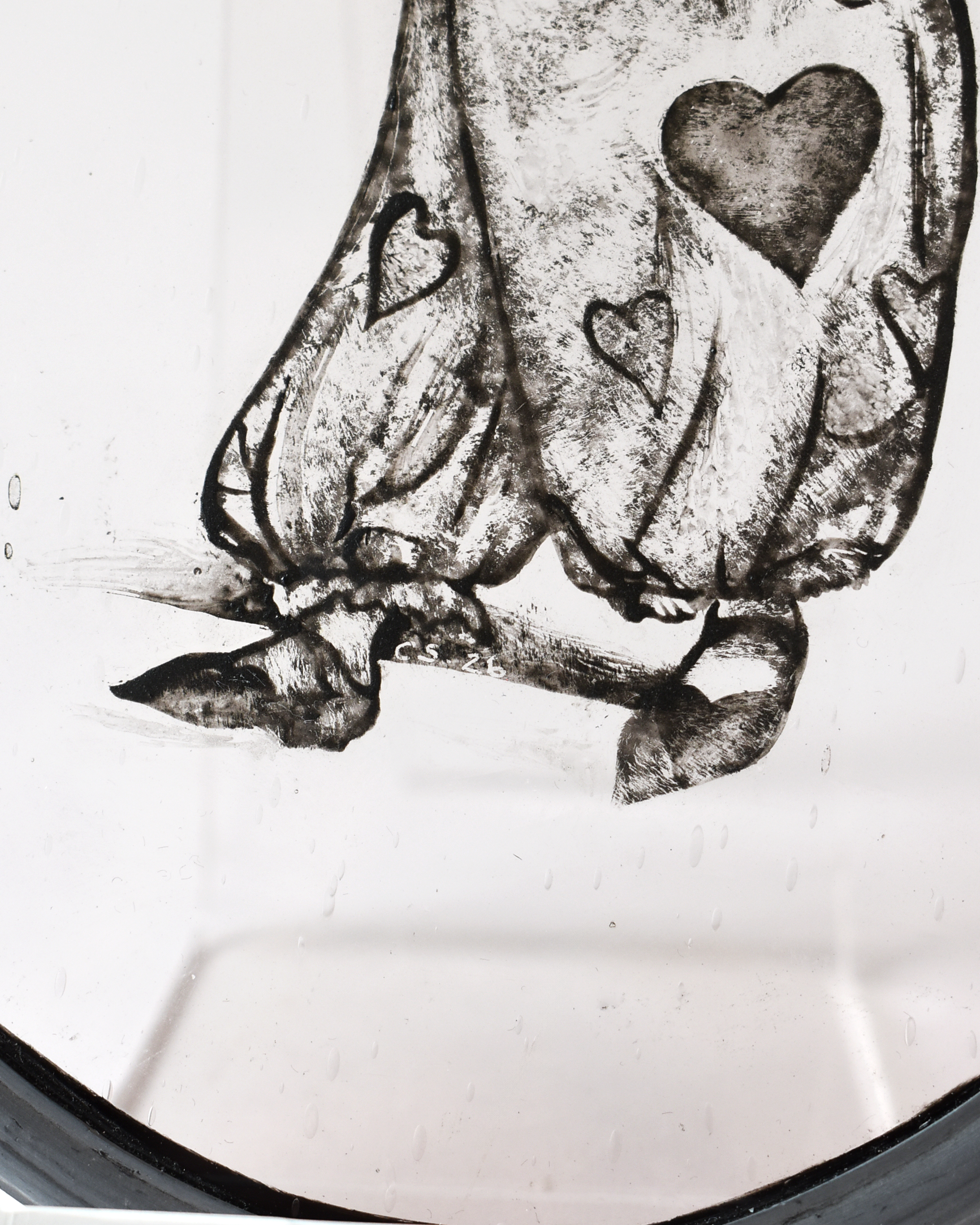 'Funny Valentine' - Stained Glass Hanging Panel