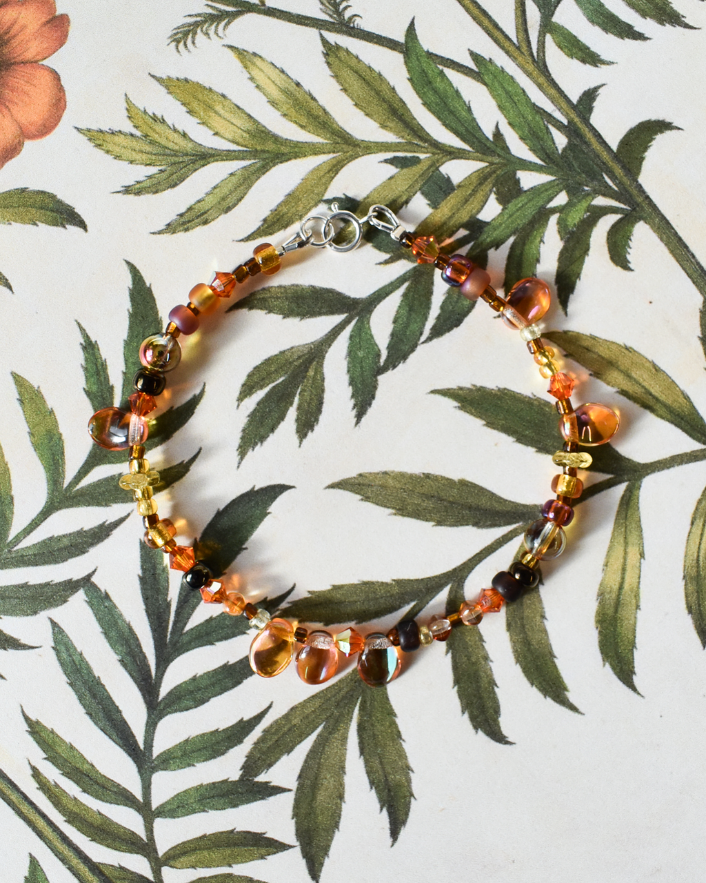 'Autumn Glow' Bead Bracelet