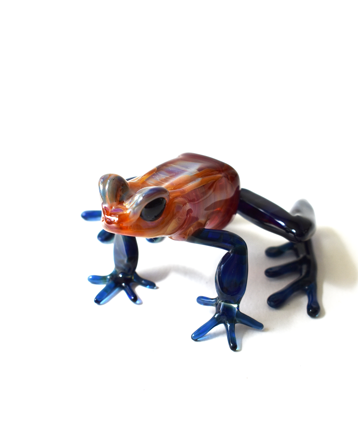 'Poison Frog' Lampwork Glass Sculpture