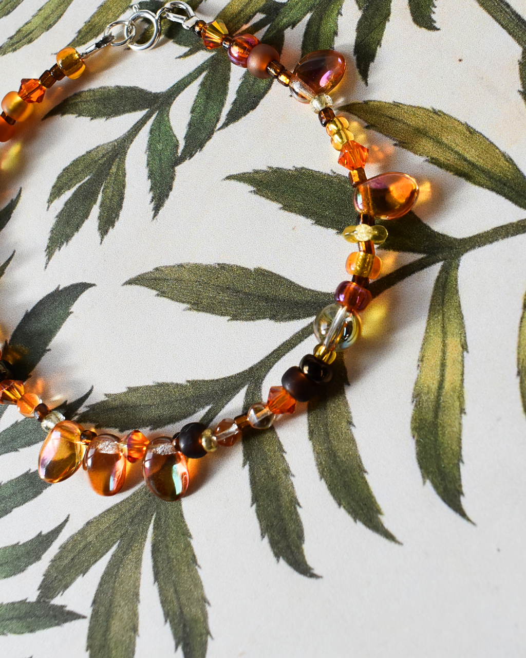 'Autumn Glow' Bead Bracelet