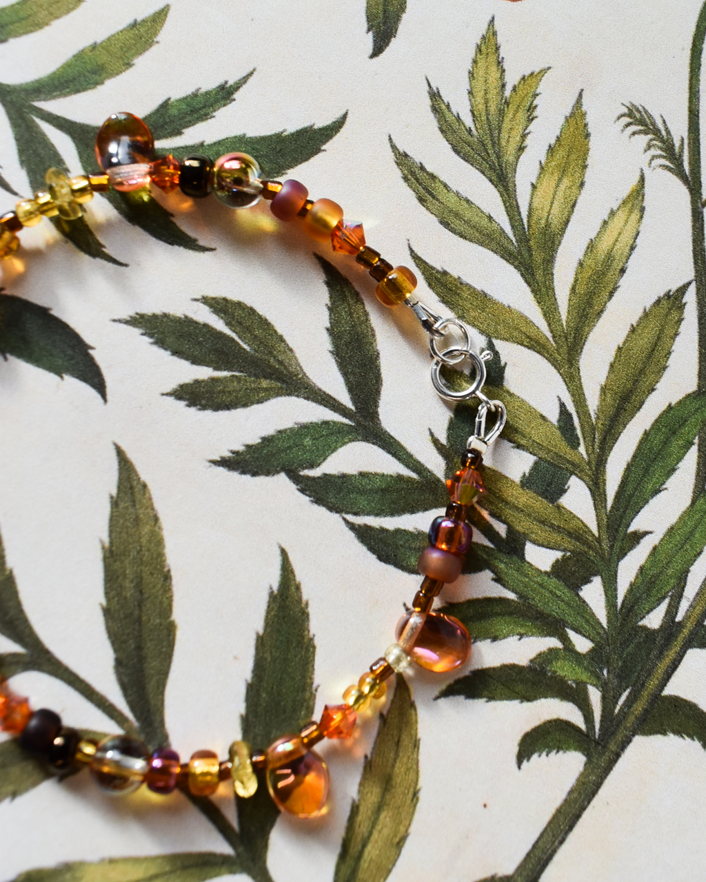 'Autumn Glow' Bead Bracelet