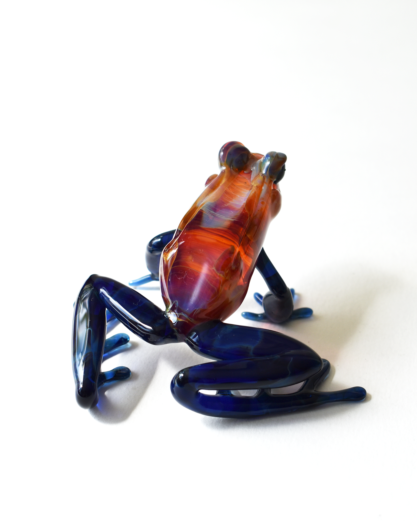 'Poison Frog' Lampwork Glass Sculpture