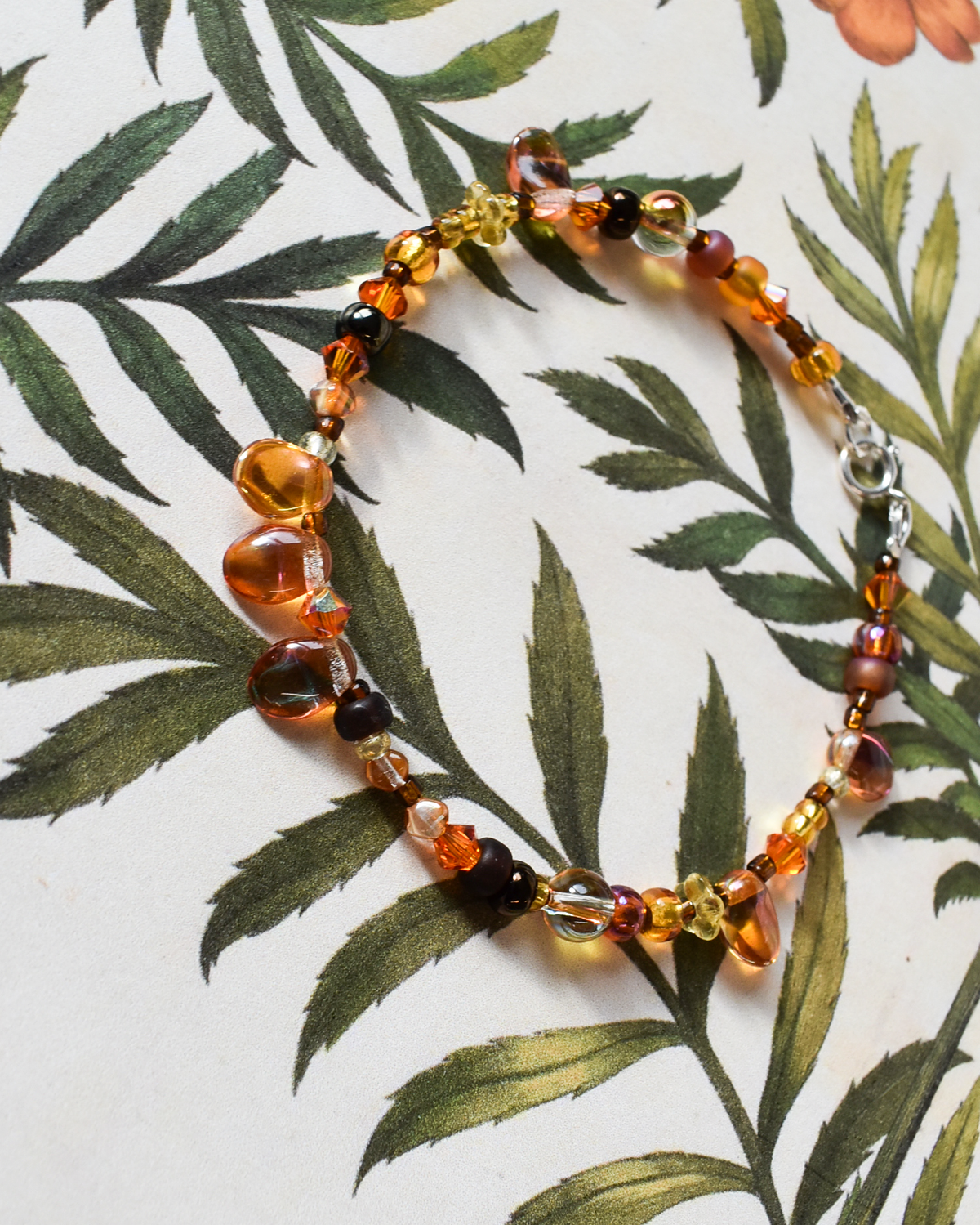 'Autumn Glow' Bead Bracelet