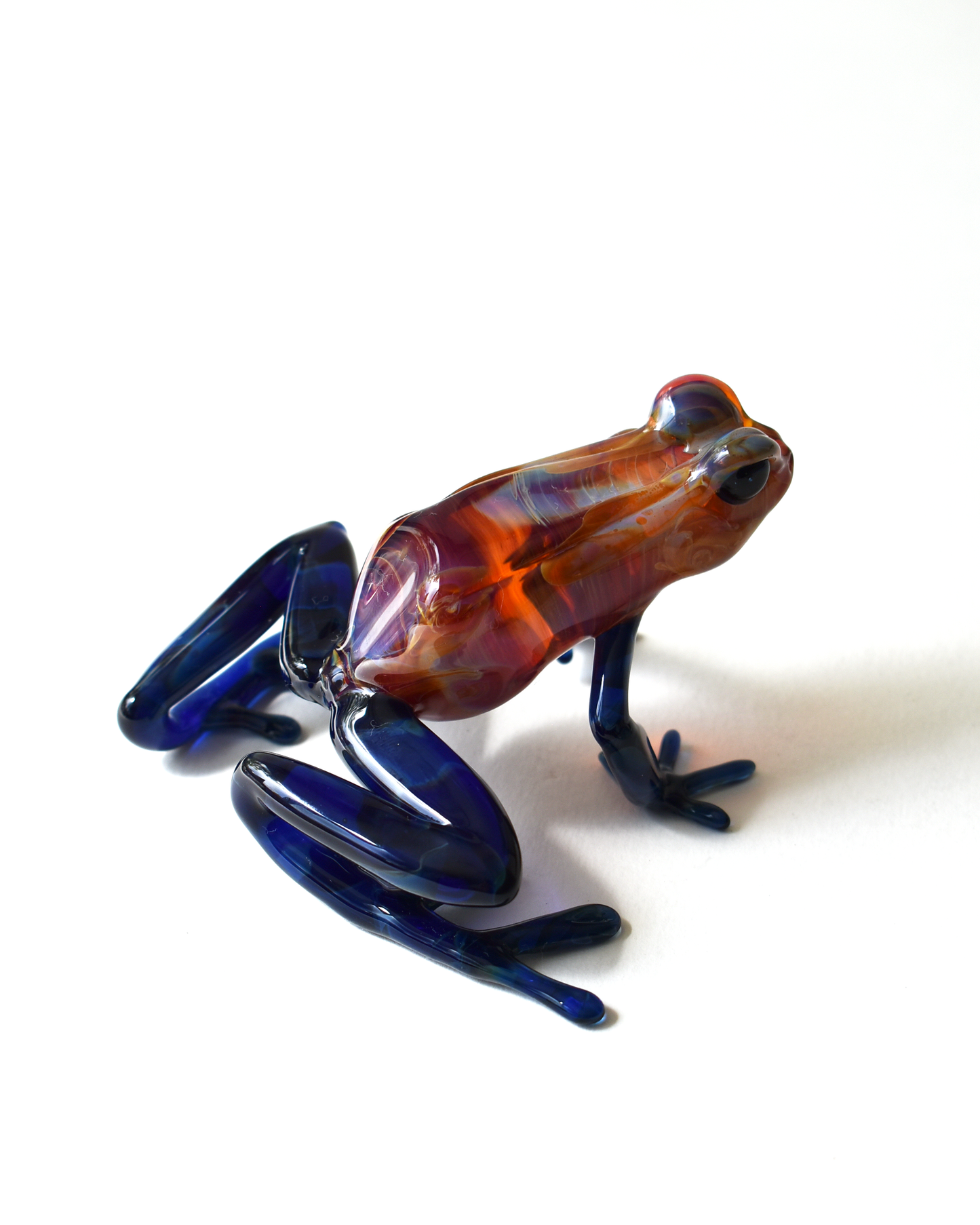 'Poison Frog' Lampwork Glass Sculpture