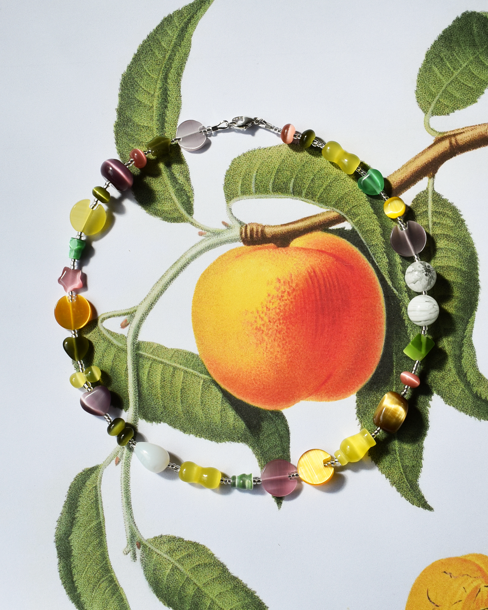 'Tutti Frutti' Pastel Bead Necklace