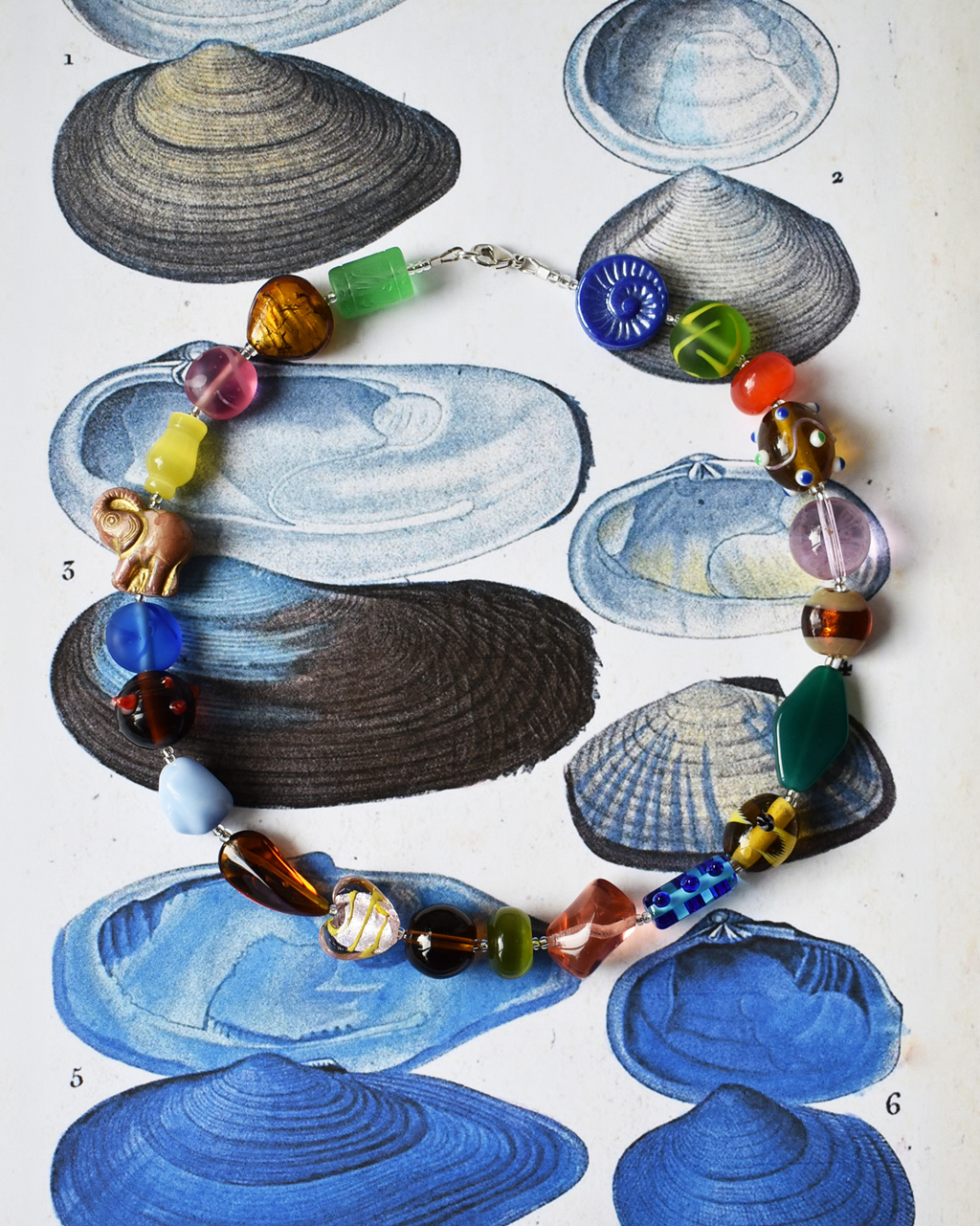 'Heirloom Mix' Colourful Bead Necklace