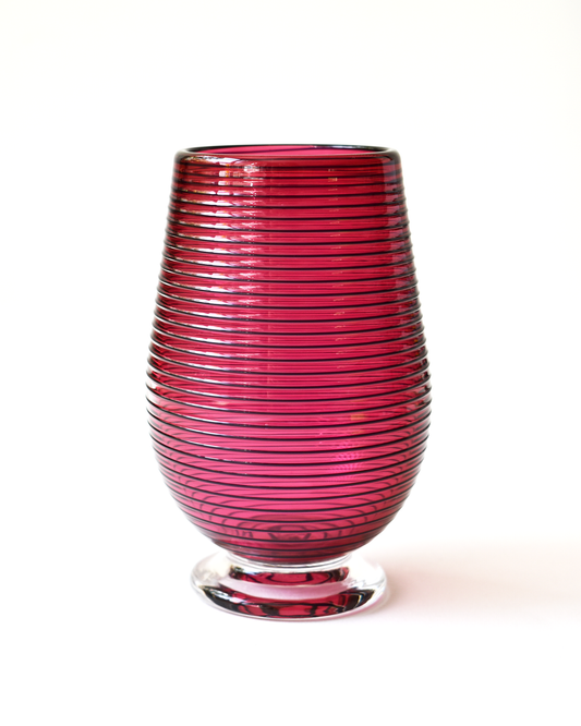Cranberry Pink Spiral Tumbler