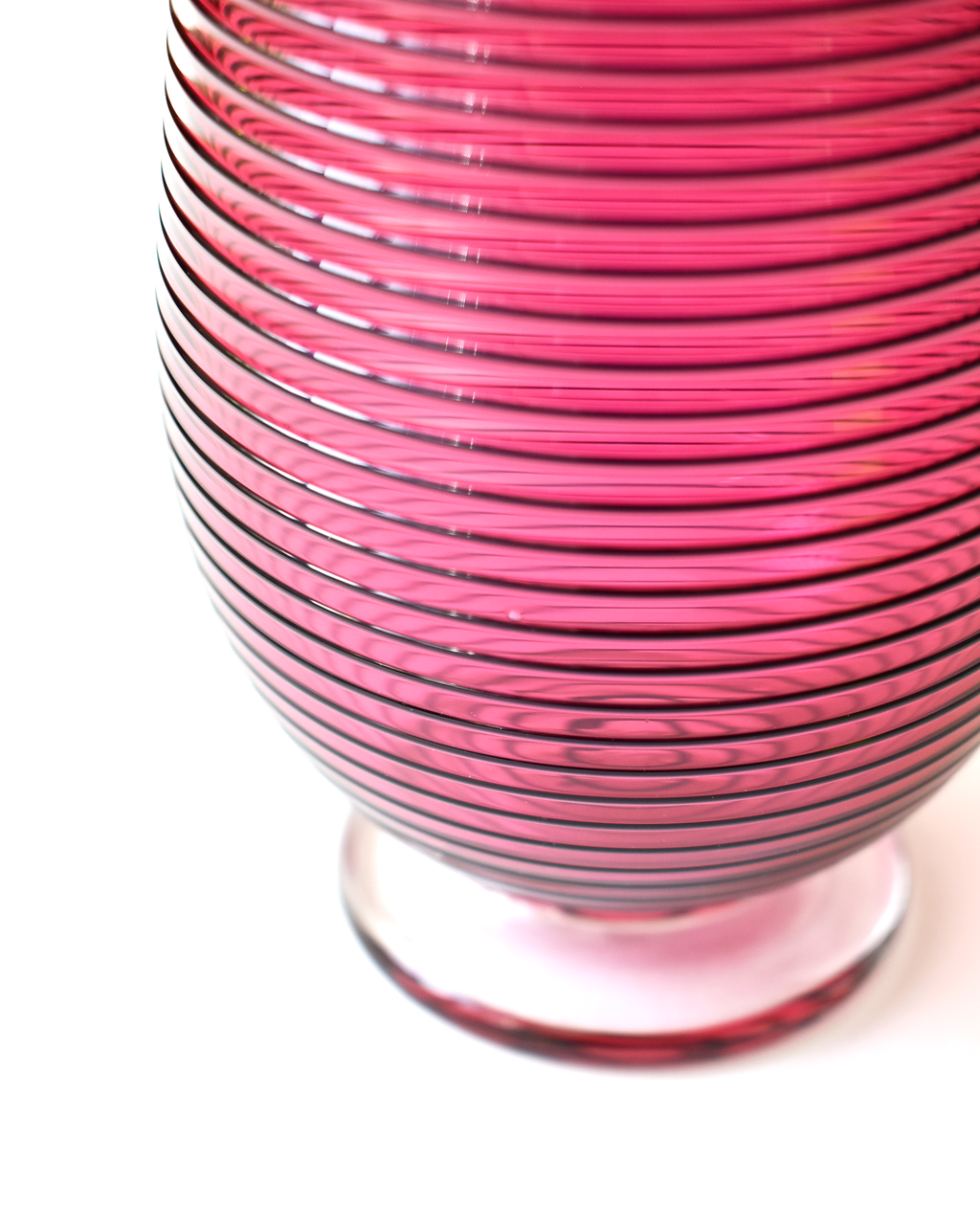 Cranberry Pink Spiral Tumbler
