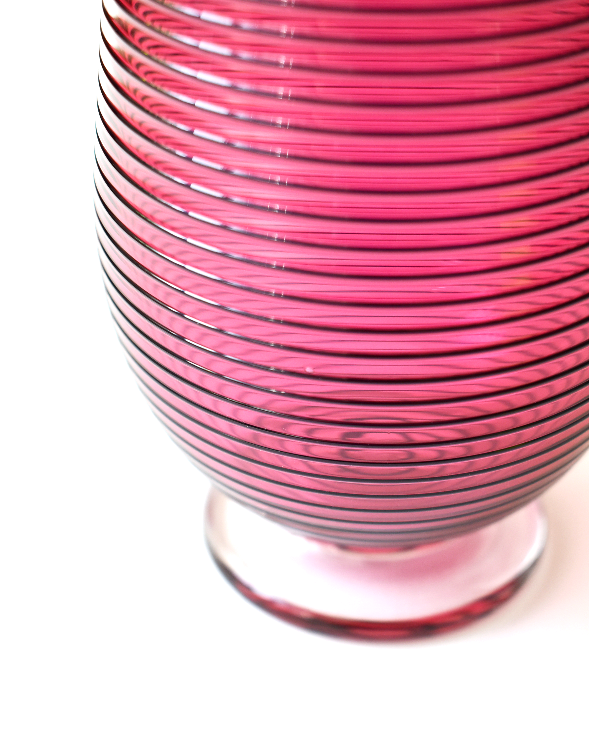 Cranberry Pink Spiral Tumbler