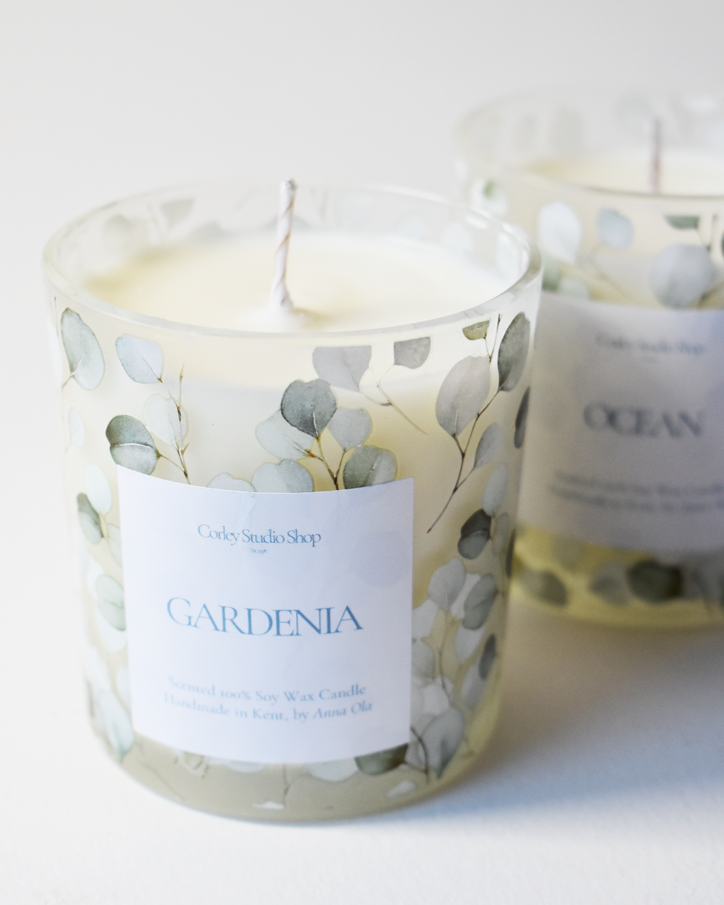 'Gardenia' Coastal Leaf Candle