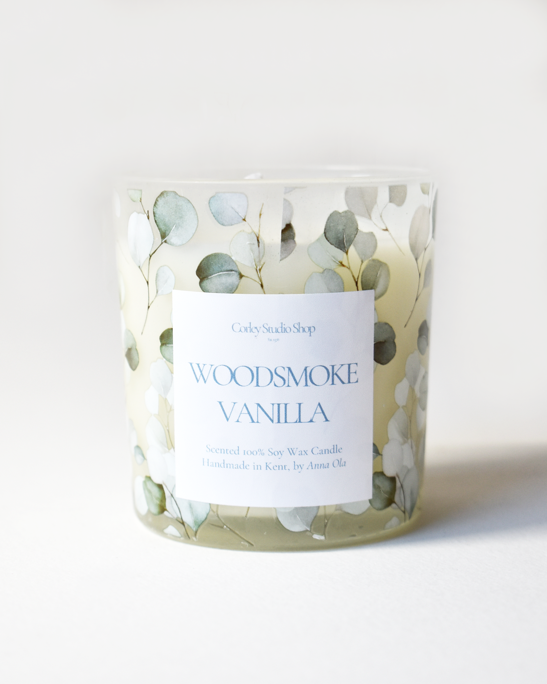 'Woodsmoke Vanilla' Coastal Leaf Candle