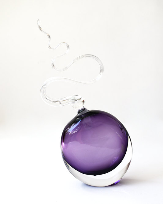 Purple Wave Scent Bottle
