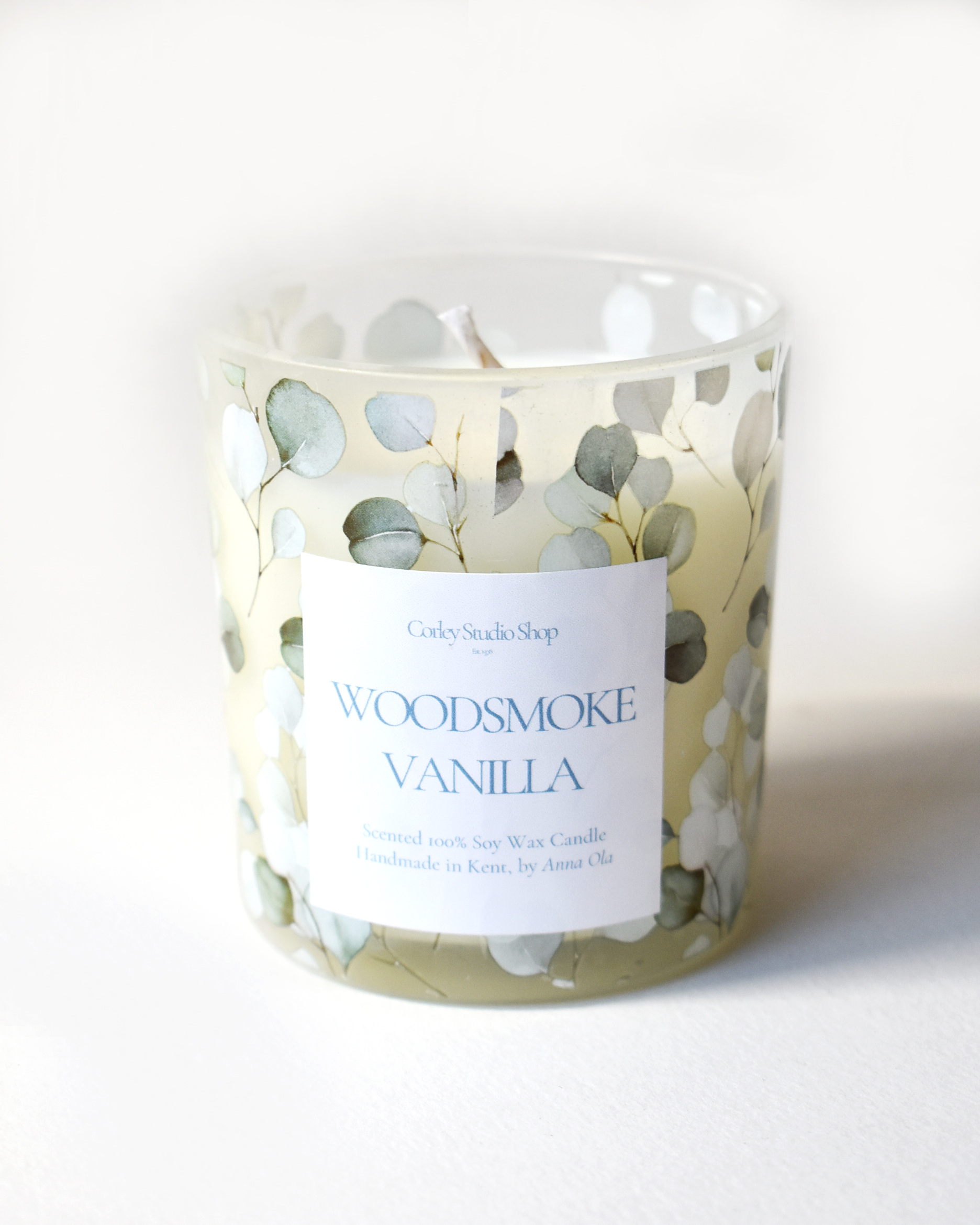 'Woodsmoke Vanilla' Coastal Leaf Candle