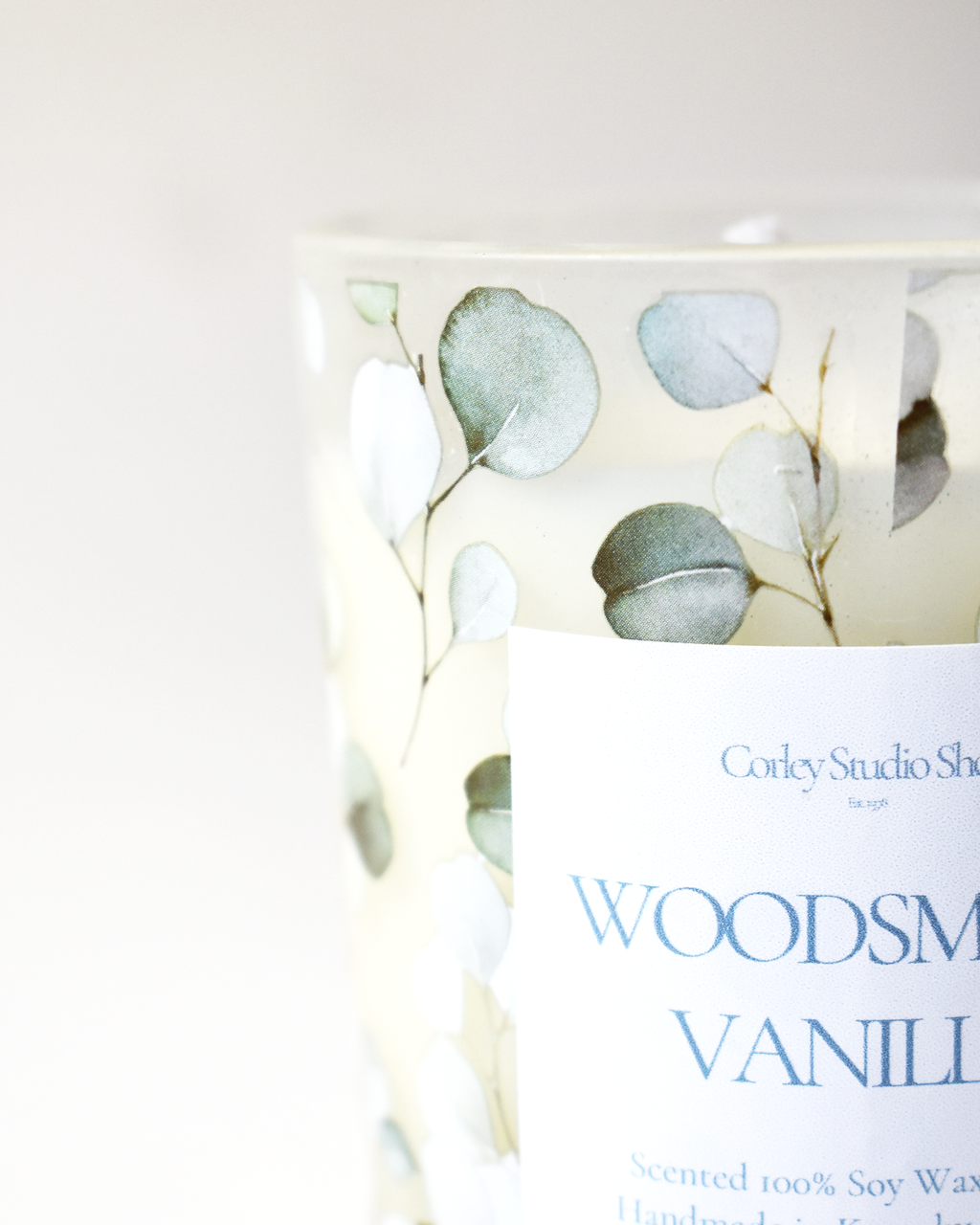 'Woodsmoke Vanilla' Coastal Leaf Candle