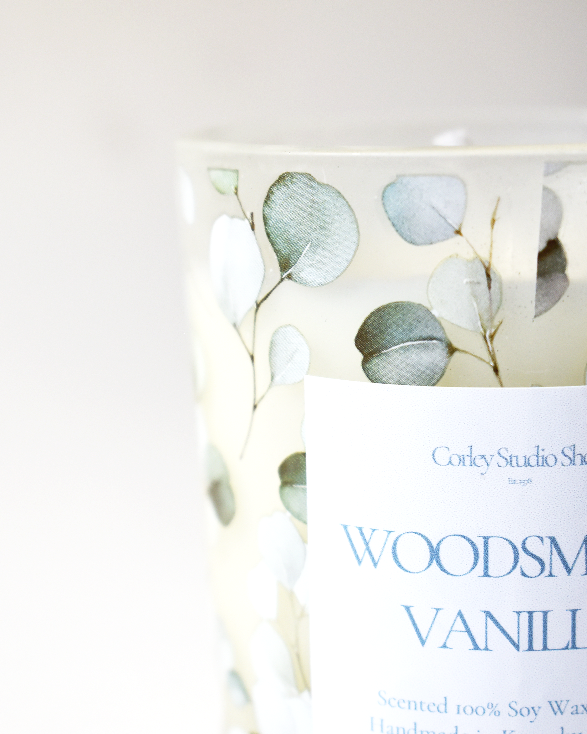 'Woodsmoke Vanilla' Coastal Leaf Candle