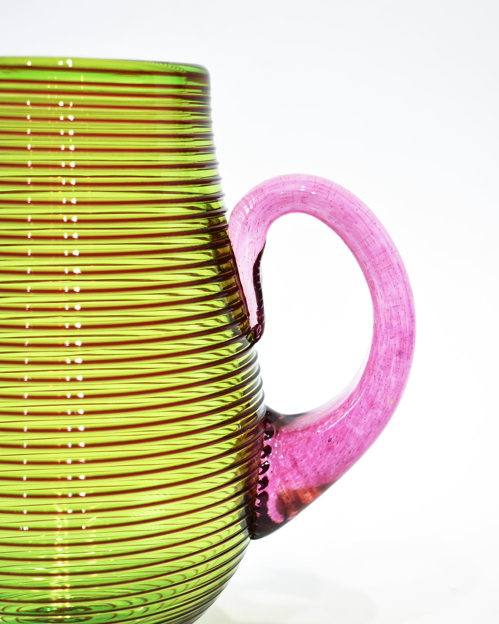 Lime & Cranberry Spiral Jug (M)