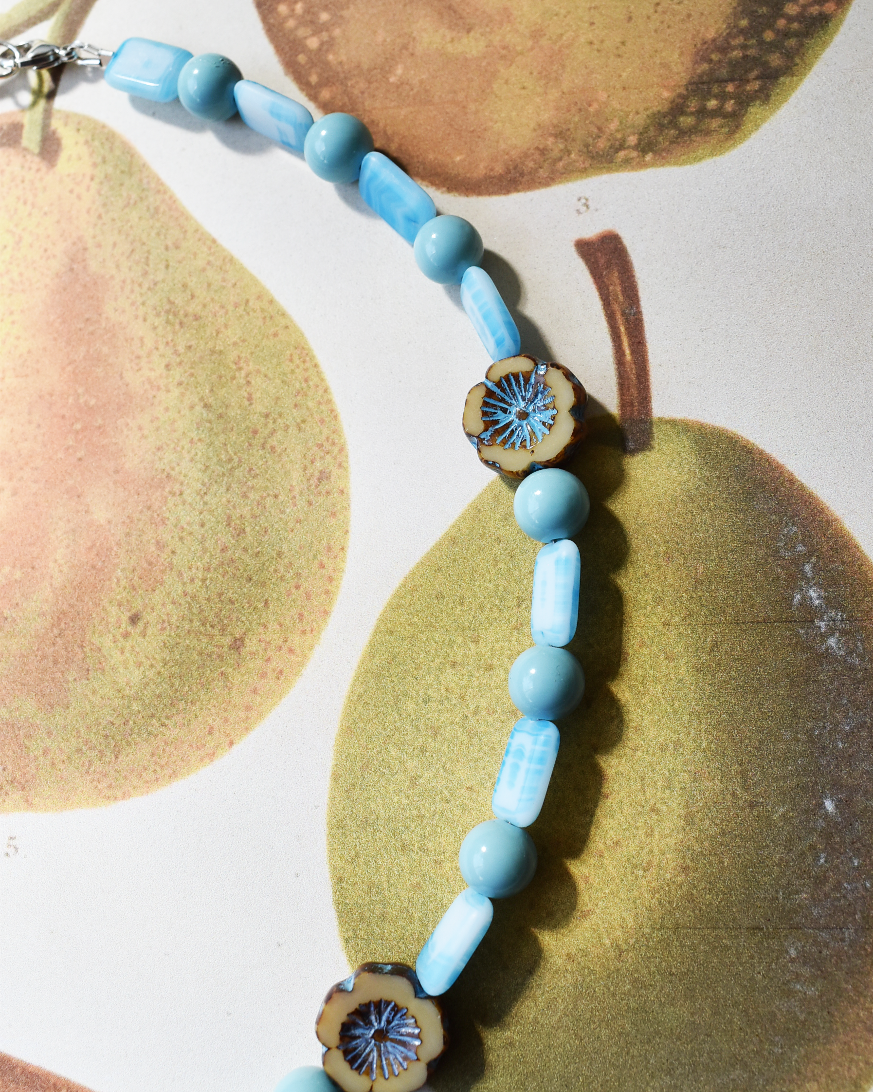 'Coastal Bloom' Bead Necklace