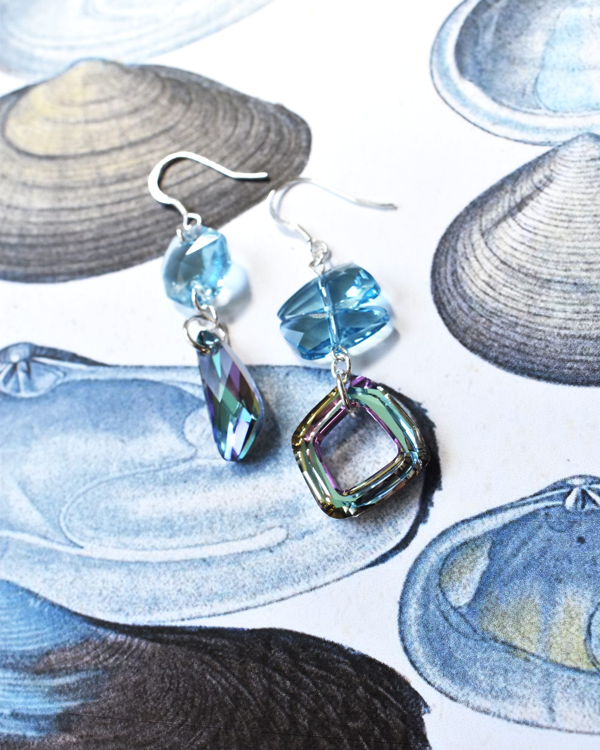 'Aurora' Crystal Drop Earrings