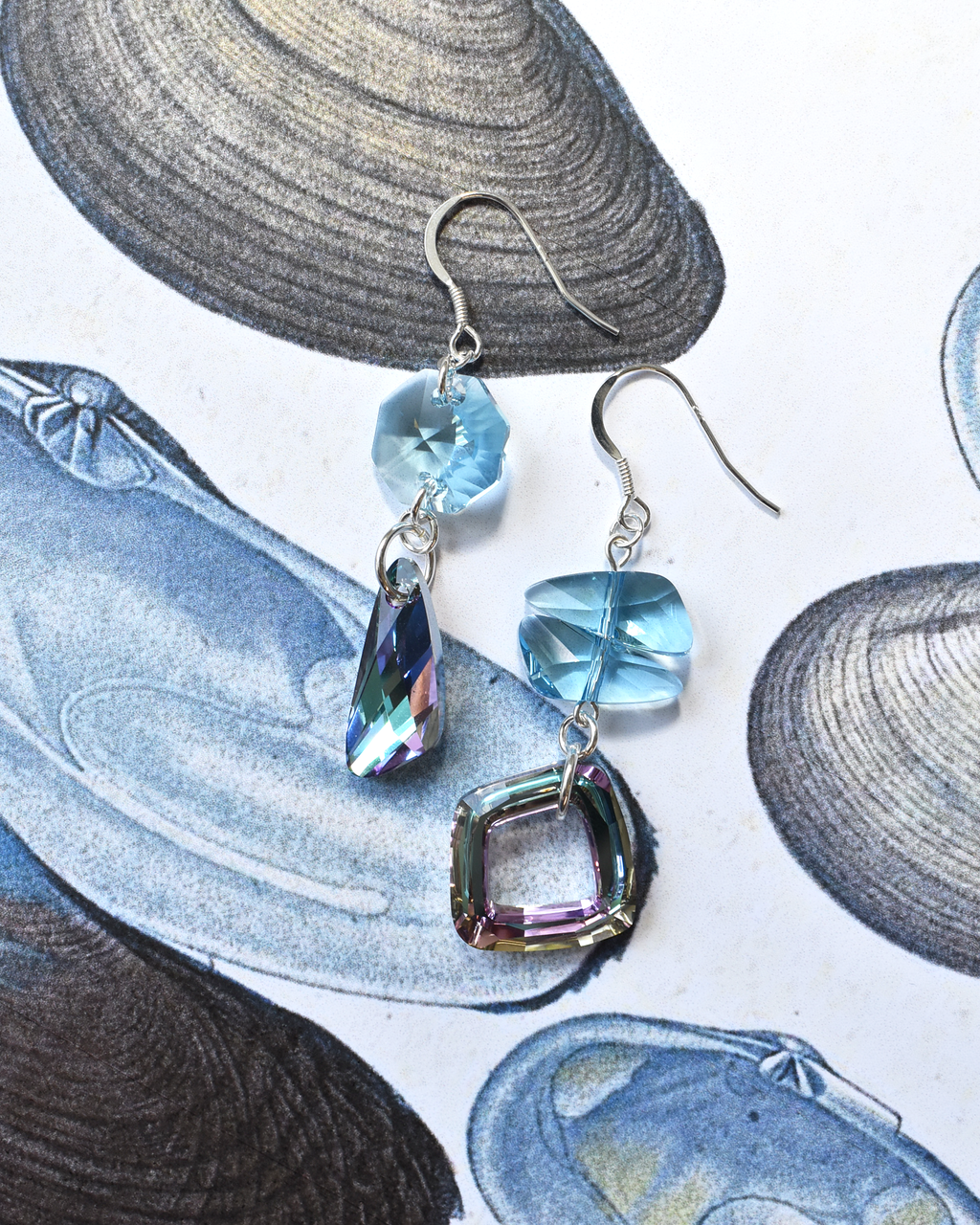 'Aurora' Crystal Drop Earrings