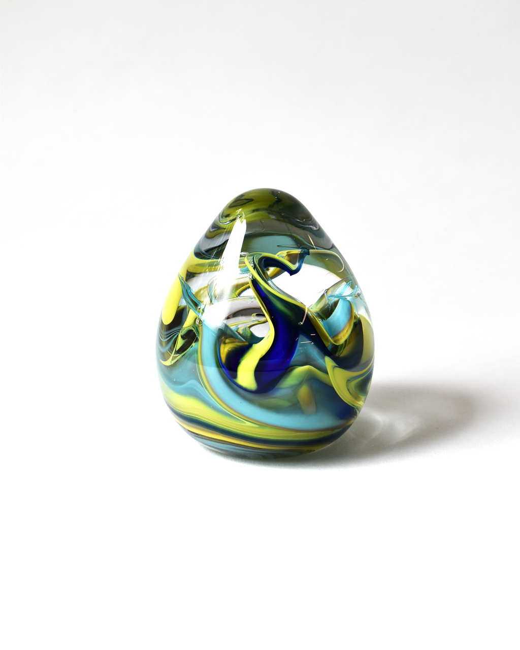 Aqua & Green 'English Antique Glass' Paperweight