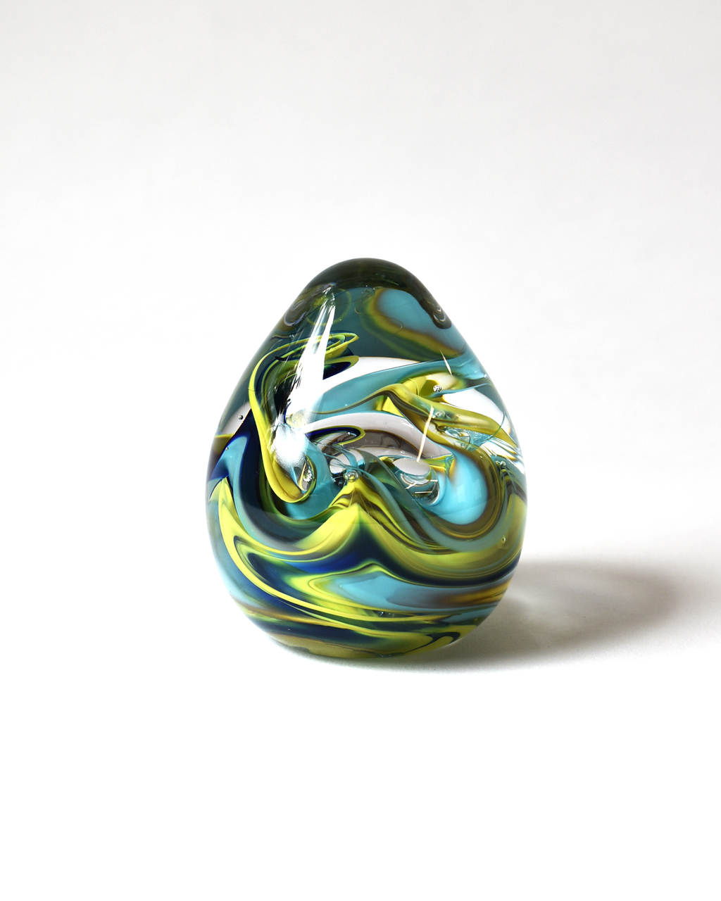 Aqua & Green 'English Antique Glass' Paperweight