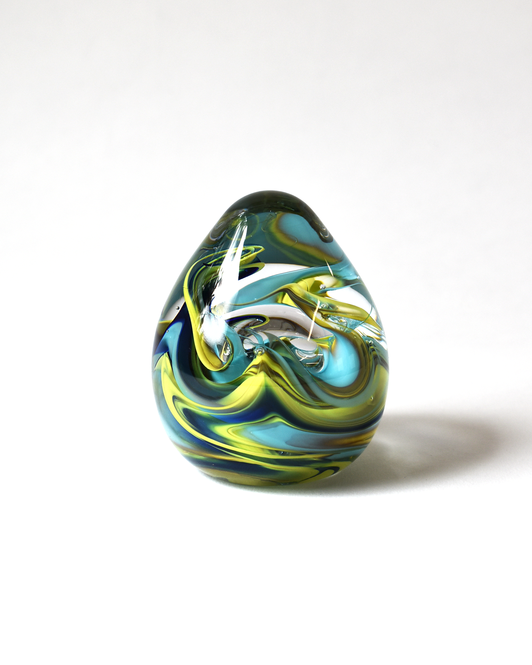 Aqua & Green 'English Antique Glass' Paperweight