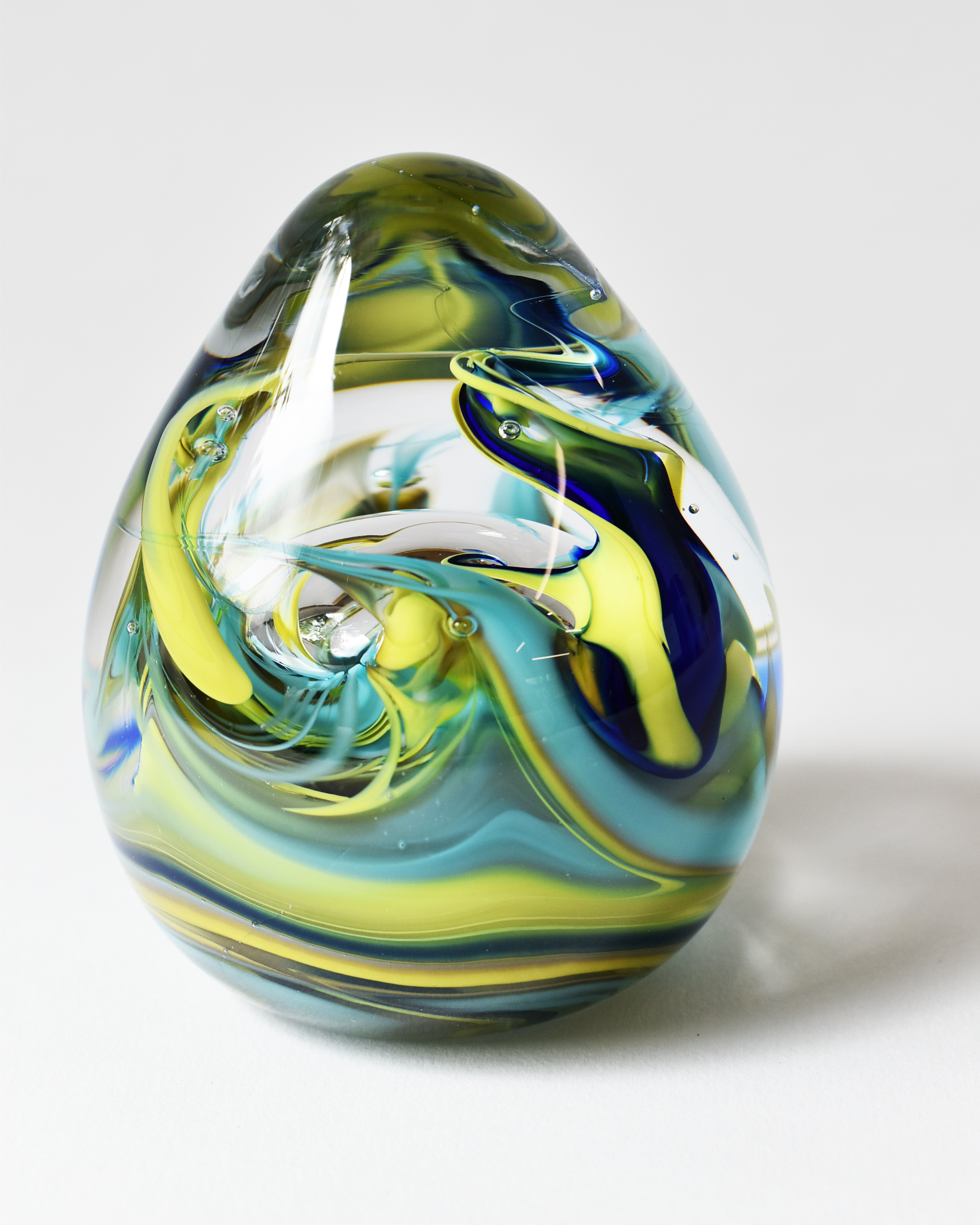 Aqua & Green 'English Antique Glass' Paperweight