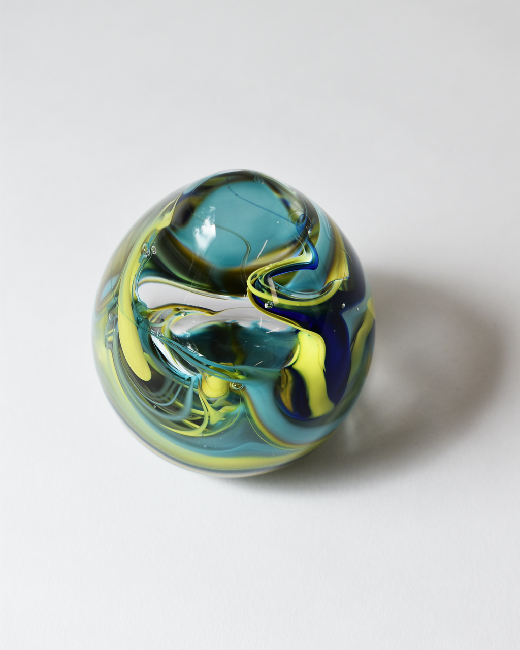 Aqua & Green 'English Antique Glass' Paperweight