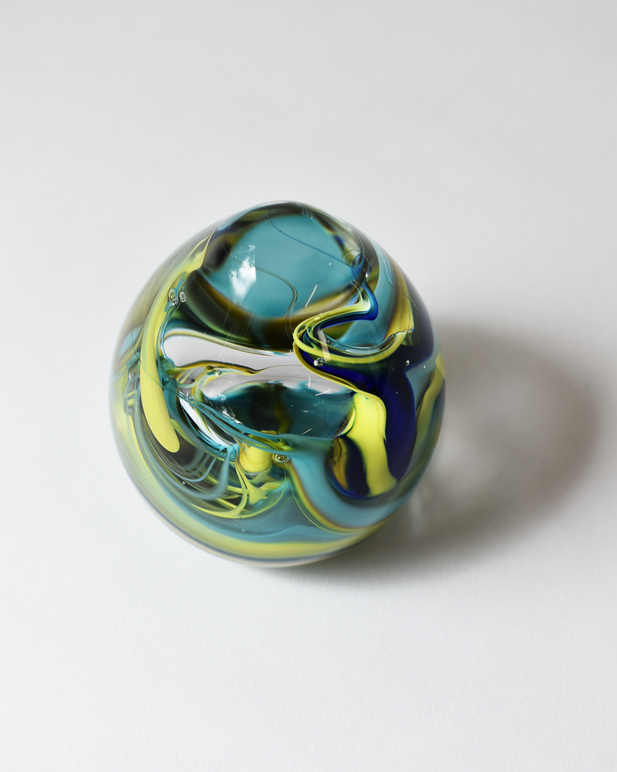 Aqua & Green 'English Antique Glass' Paperweight