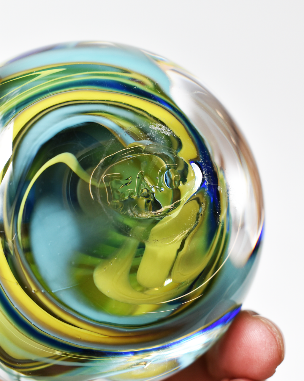 Aqua & Green 'English Antique Glass' Paperweight