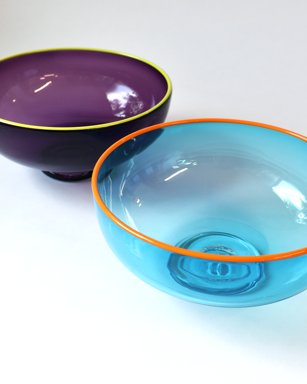 Aqua & Orange 'Zest Bowl'