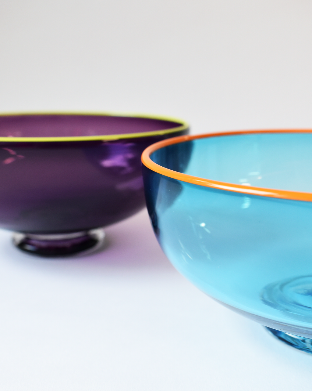 Aqua & Orange 'Zest Bowl'