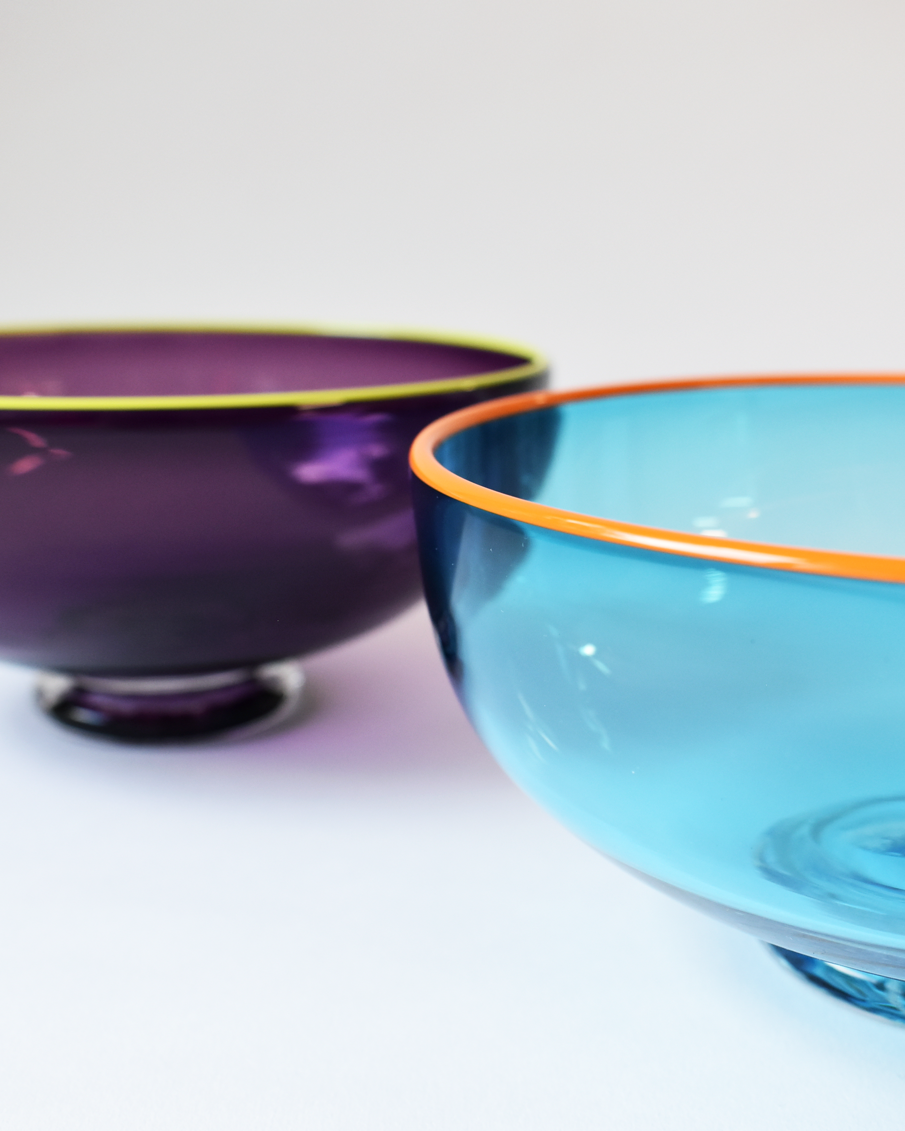 Aqua & Orange 'Zest Bowl'