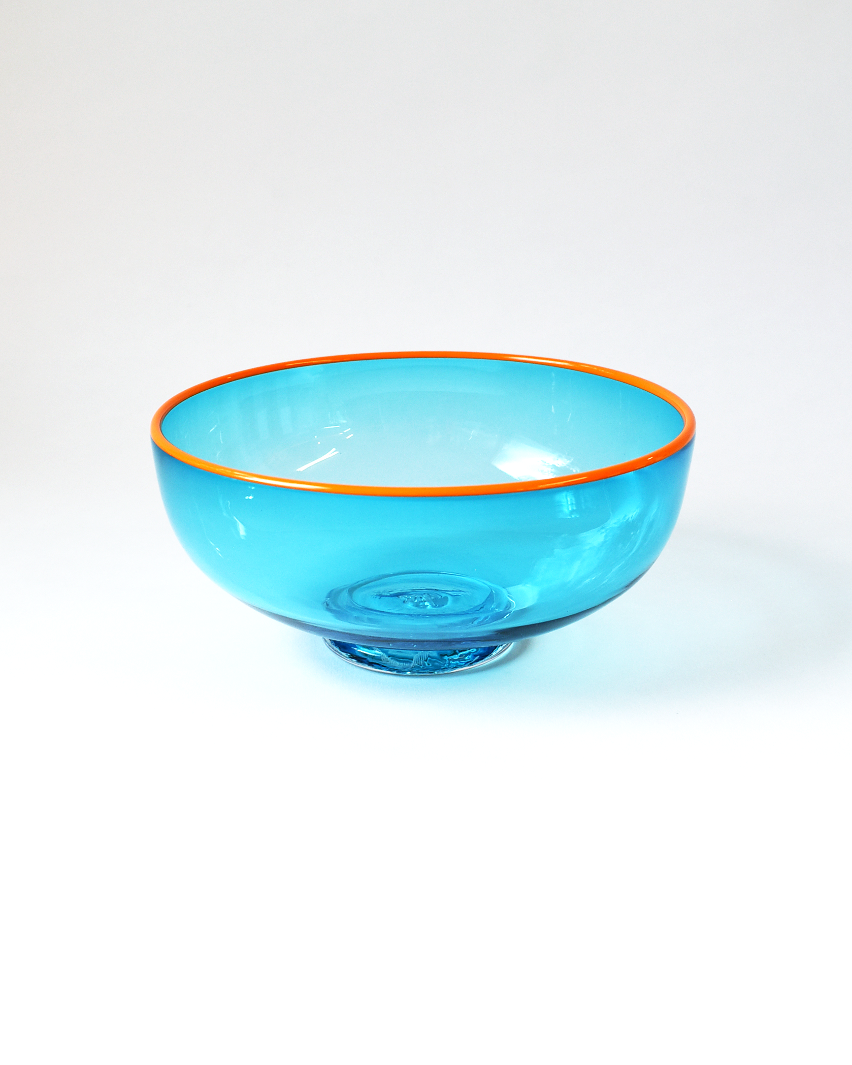 Aqua & Orange 'Zest Bowl'