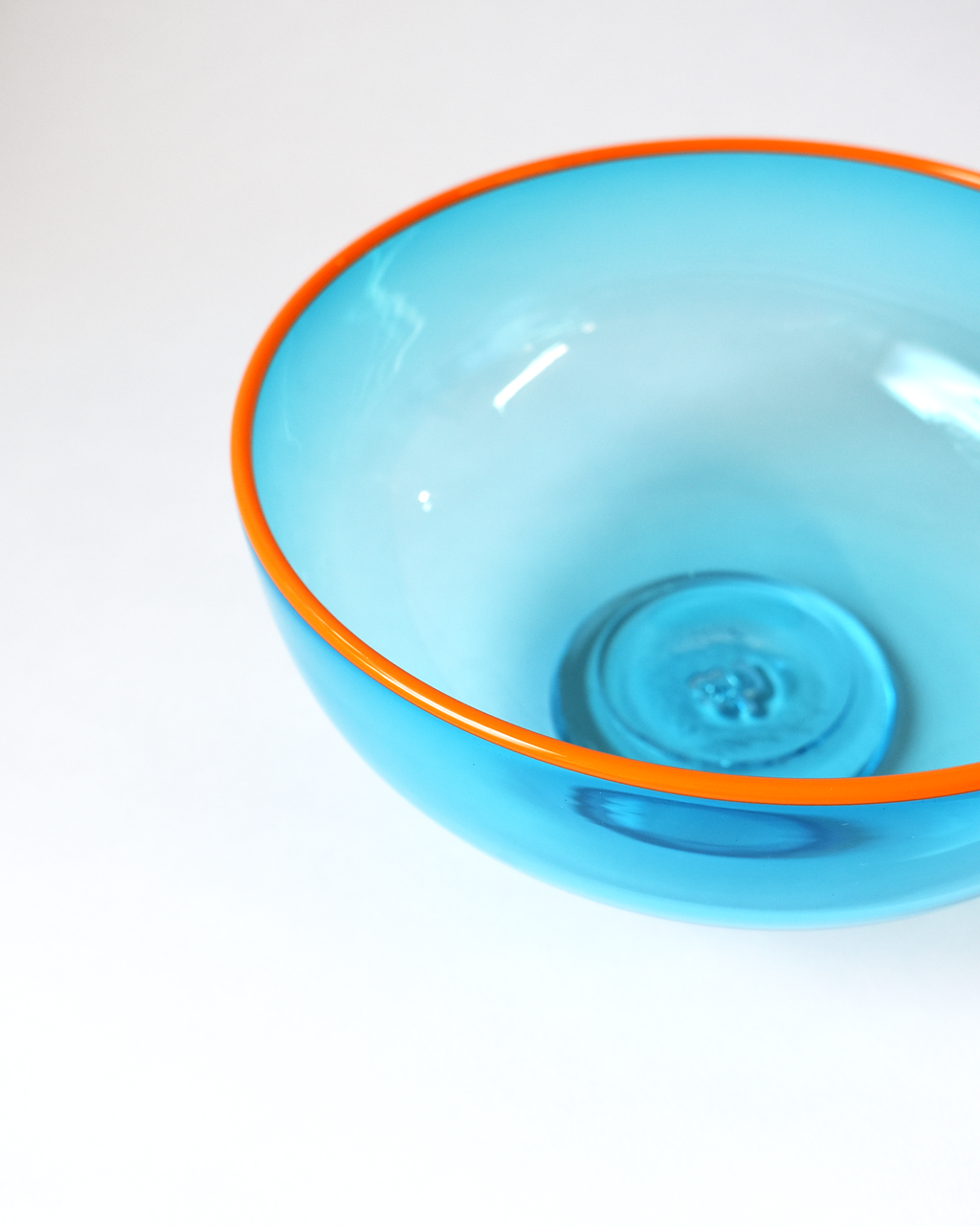 Aqua & Orange 'Zest Bowl'