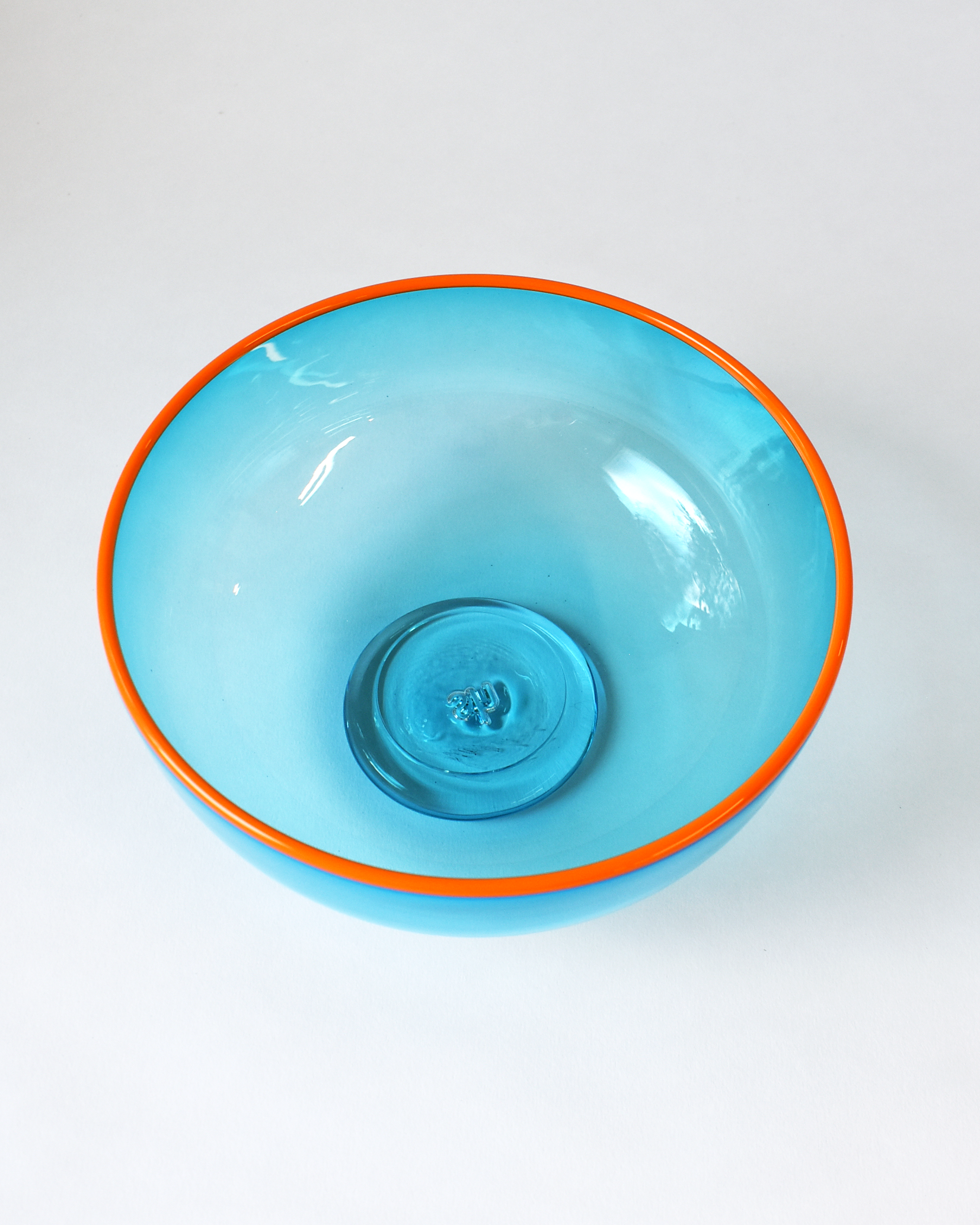 Aqua & Orange 'Zest Bowl'