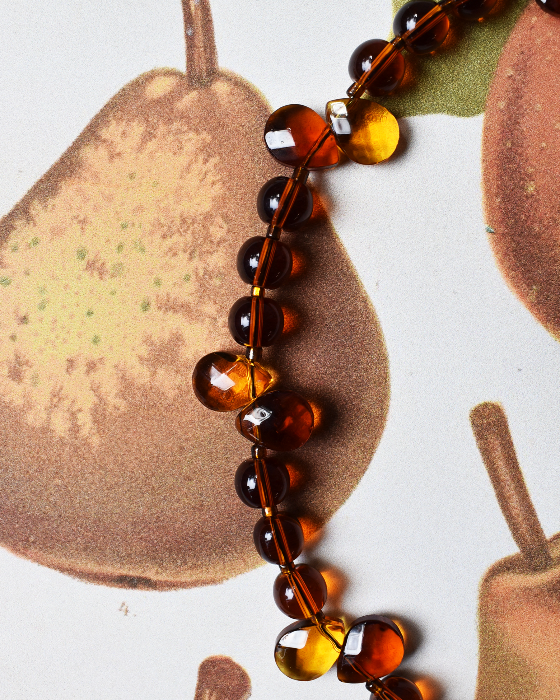 'Golden Brown' Bead Necklace