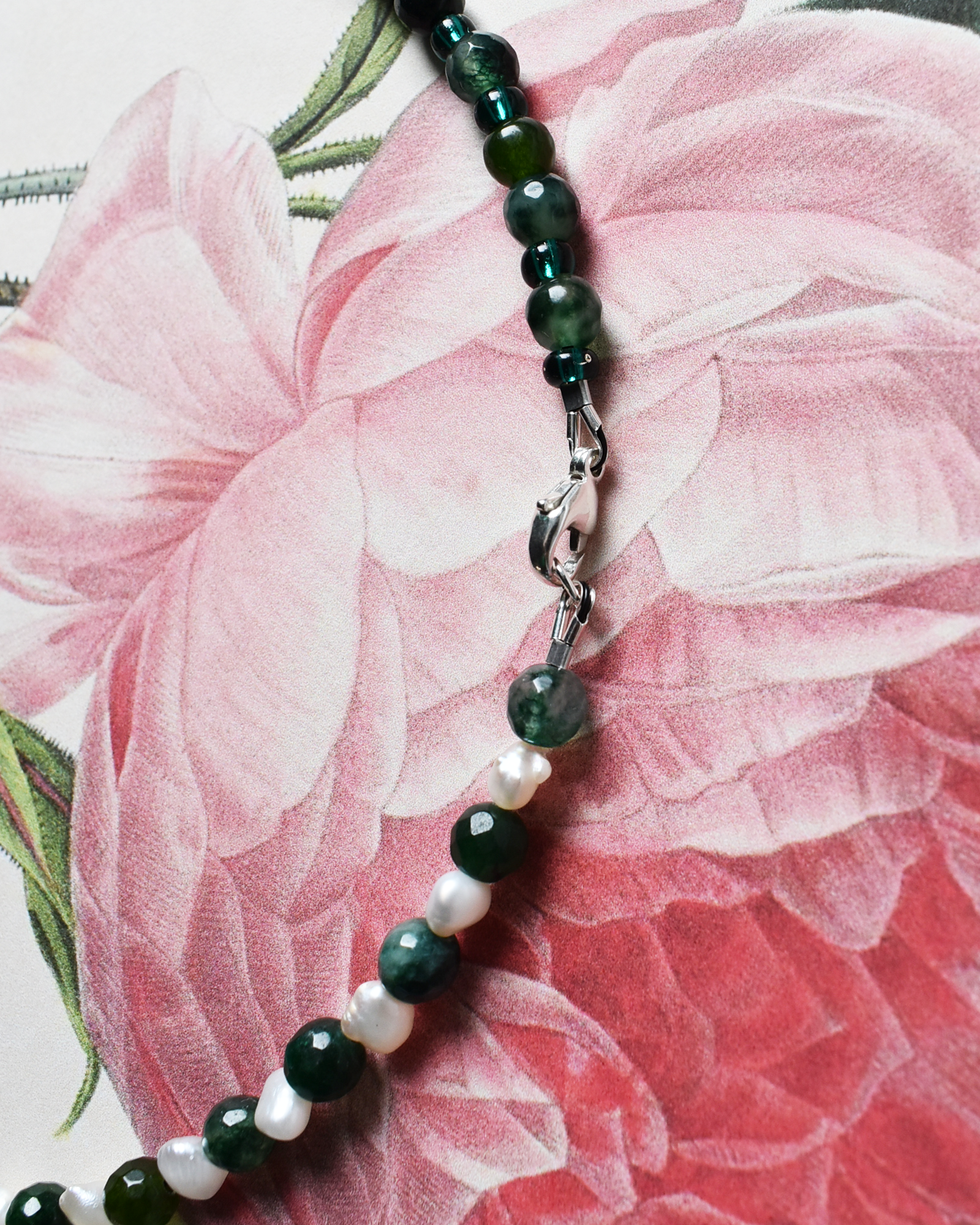'Half & Half' Jade Necklace